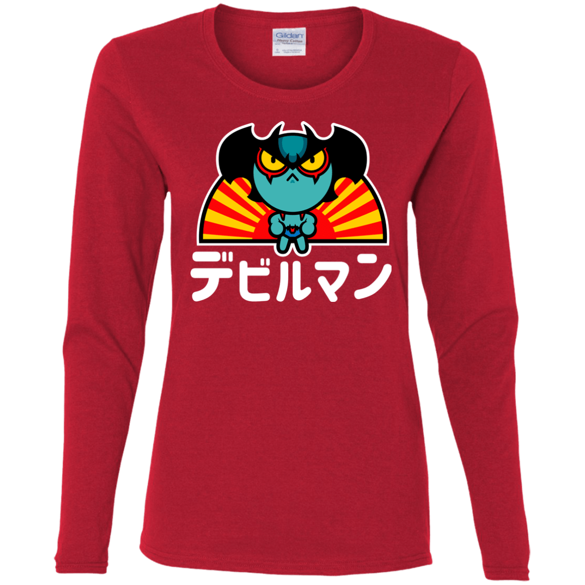 T-Shirts Red / S ChibiDebiruman Women's Long Sleeve T-Shirt