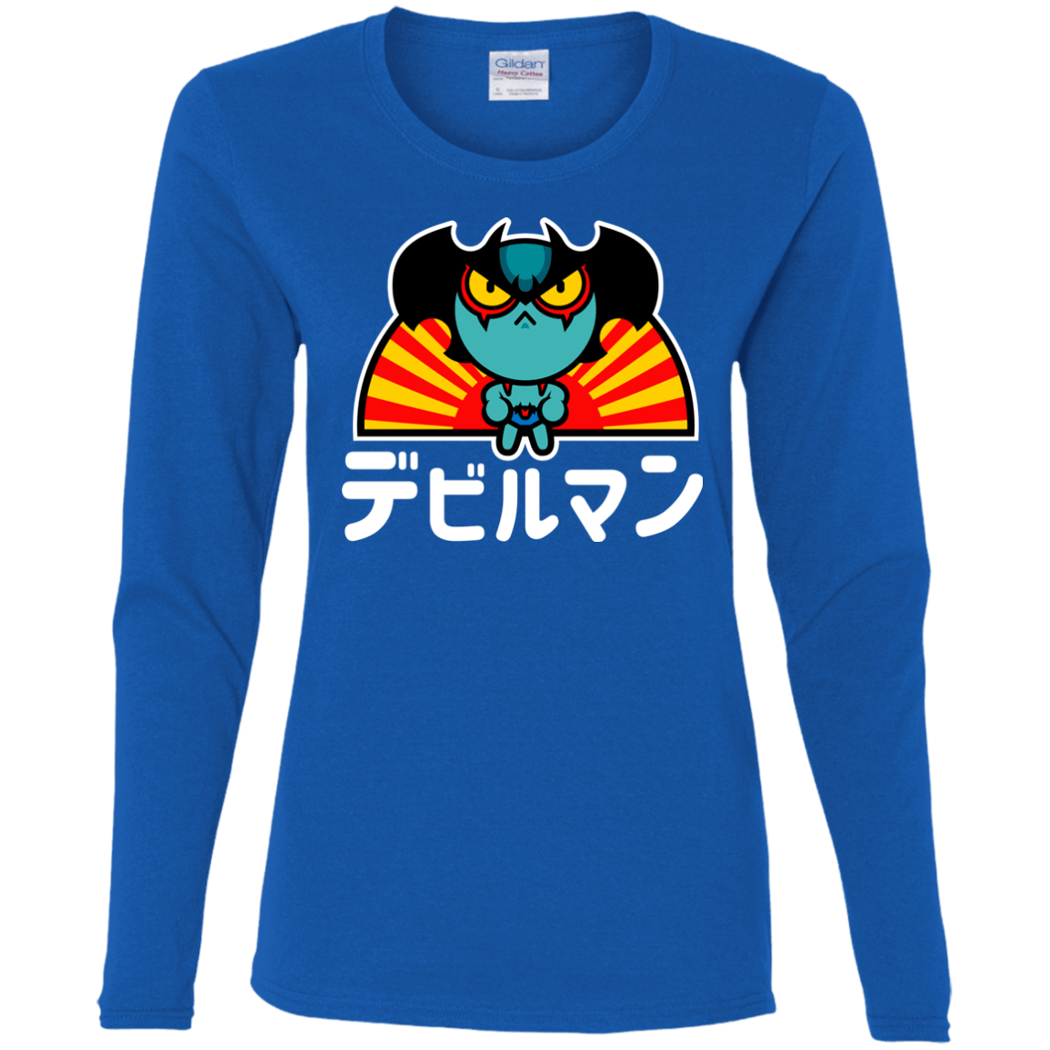 T-Shirts Royal / S ChibiDebiruman Women's Long Sleeve T-Shirt