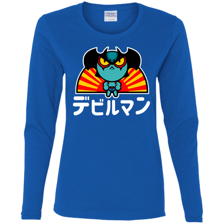 T-Shirts Royal / S ChibiDebiruman Women's Long Sleeve T-Shirt