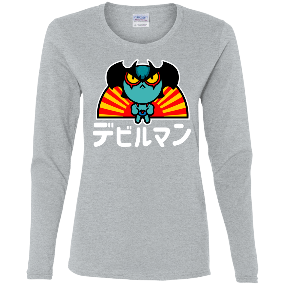 T-Shirts Sport Grey / S ChibiDebiruman Women's Long Sleeve T-Shirt