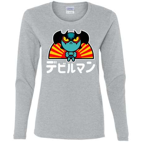 T-Shirts Sport Grey / S ChibiDebiruman Women's Long Sleeve T-Shirt