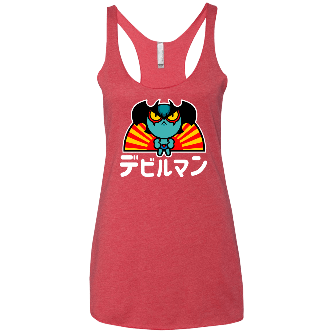T-Shirts Vintage Red / X-Small ChibiDebiruman Women's Triblend Racerback Tank