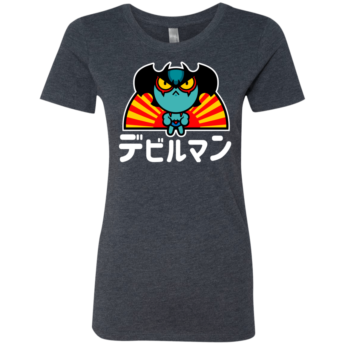 T-Shirts Vintage Navy / S ChibiDebiruman Women's Triblend T-Shirt