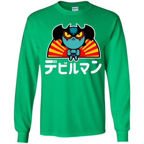 T-Shirts Irish Green / YS ChibiDebiruman Youth Long Sleeve T-Shirt