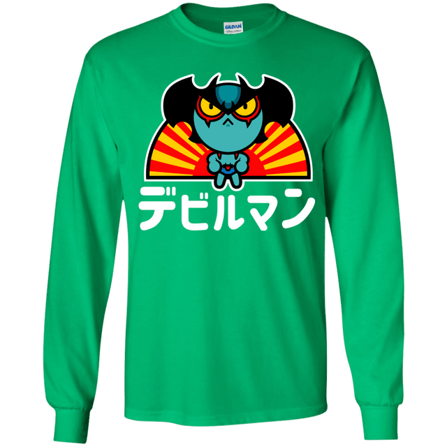 T-Shirts Irish Green / YS ChibiDebiruman Youth Long Sleeve T-Shirt
