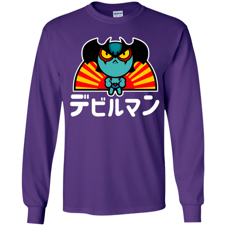 T-Shirts Purple / YS ChibiDebiruman Youth Long Sleeve T-Shirt
