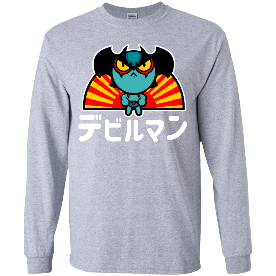 T-Shirts Sport Grey / YS ChibiDebiruman Youth Long Sleeve T-Shirt