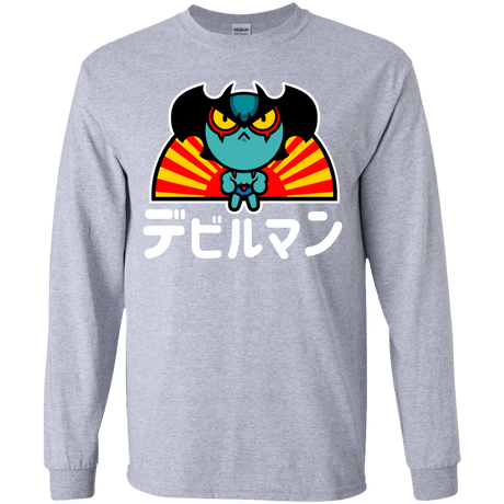 T-Shirts Sport Grey / YS ChibiDebiruman Youth Long Sleeve T-Shirt