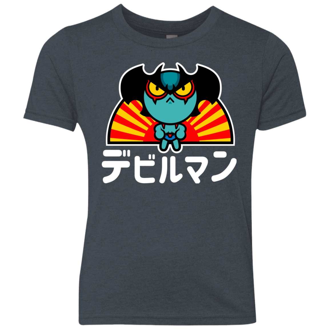 T-Shirts Vintage Navy / YXS ChibiDebiruman Youth Triblend T-Shirt