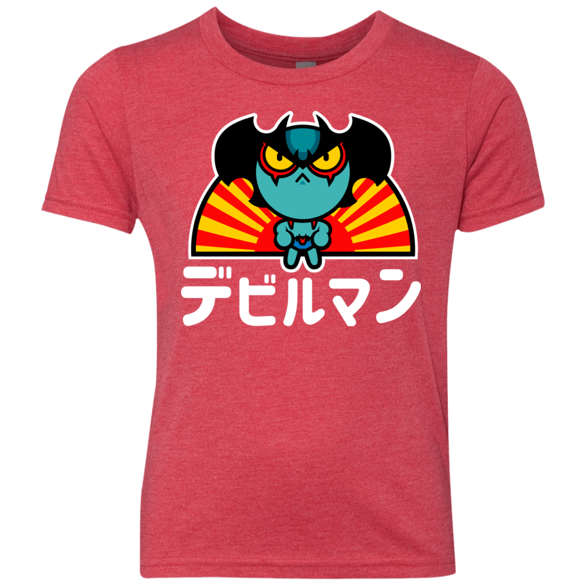 T-Shirts Vintage Red / YXS ChibiDebiruman Youth Triblend T-Shirt