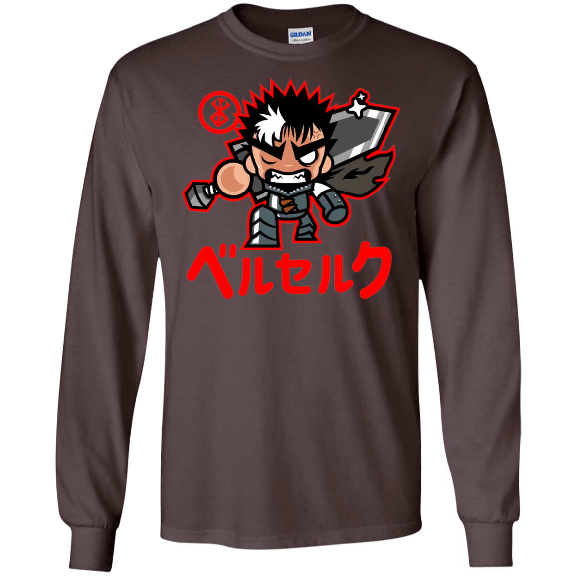 T-Shirts Dark Chocolate / S ChibiGuts Men's Long Sleeve T-Shirt