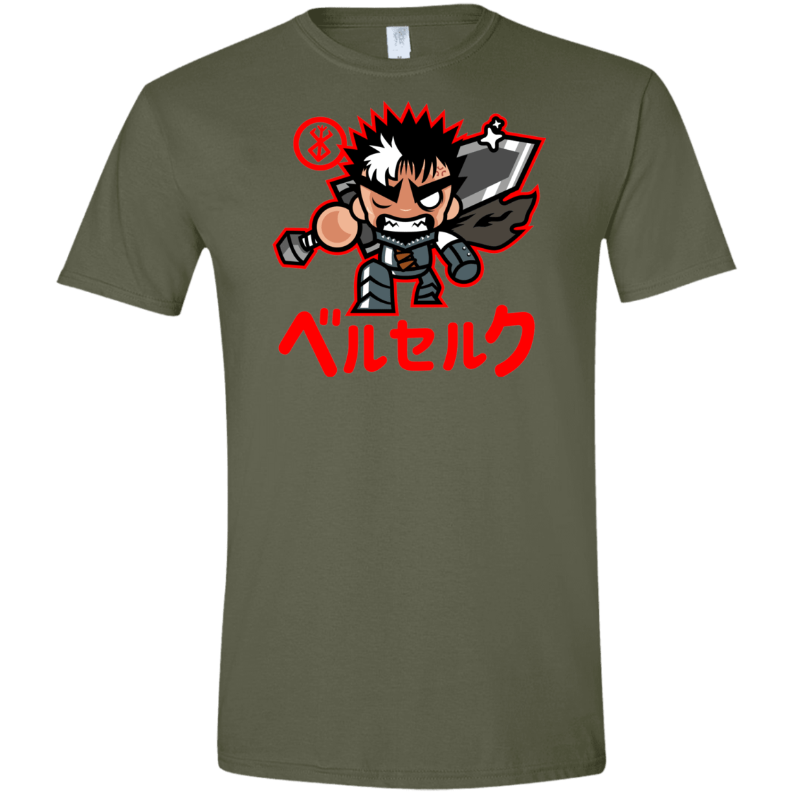 T-Shirts Military Green / S ChibiGuts Men's Semi-Fitted Softstyle