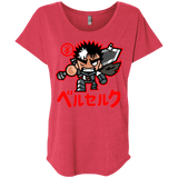 T-Shirts Vintage Red / X-Small ChibiGuts Triblend Dolman Sleeve