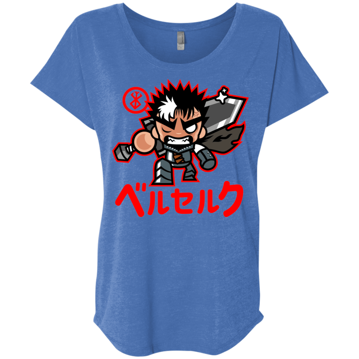 T-Shirts Vintage Royal / X-Small ChibiGuts Triblend Dolman Sleeve