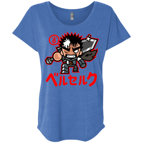 T-Shirts Vintage Royal / X-Small ChibiGuts Triblend Dolman Sleeve