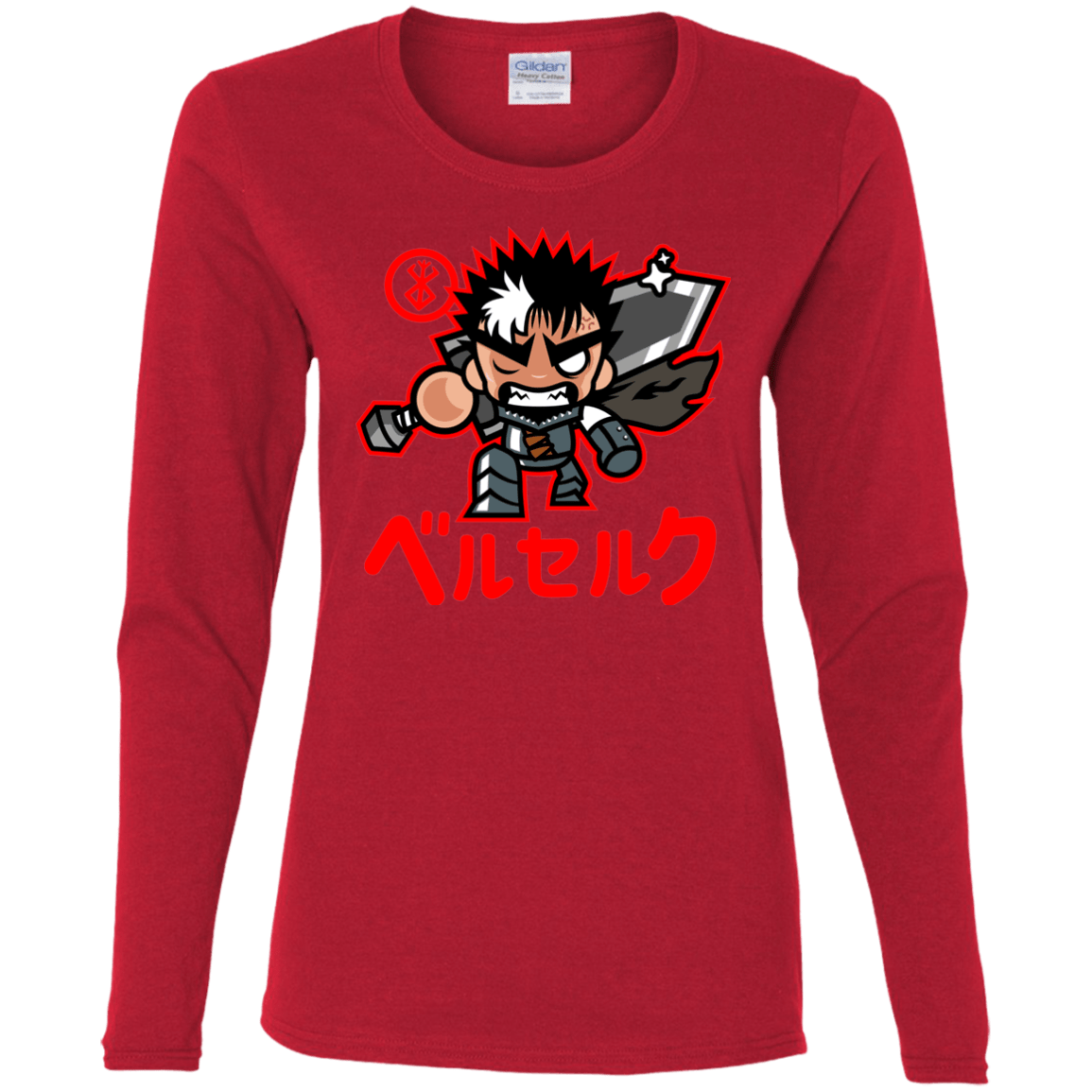 T-Shirts Red / S ChibiGuts Women's Long Sleeve T-Shirt