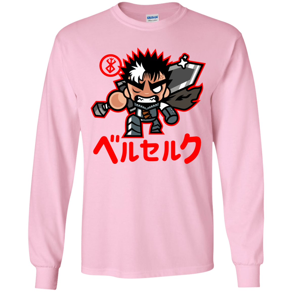 T-Shirts Light Pink / YS ChibiGuts Youth Long Sleeve T-Shirt