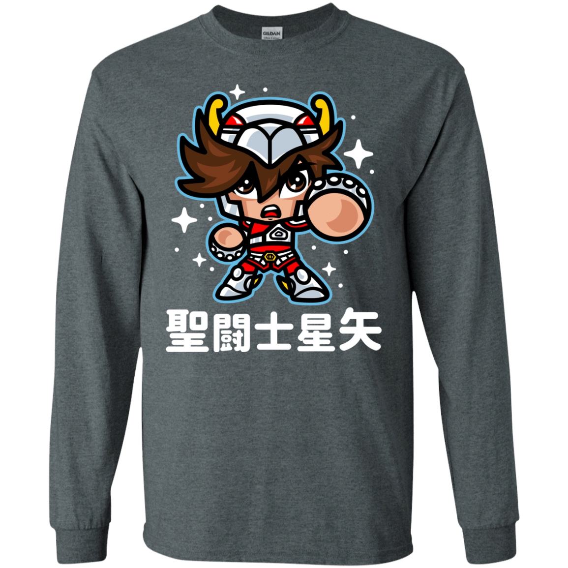 T-Shirts Dark Heather / S ChibiPegasus Men's Long Sleeve T-Shirt