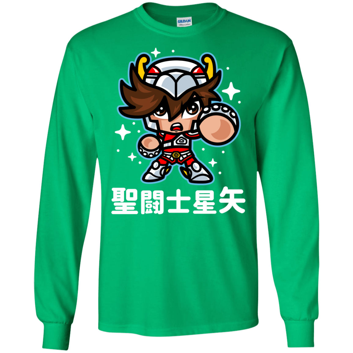 T-Shirts Irish Green / S ChibiPegasus Men's Long Sleeve T-Shirt