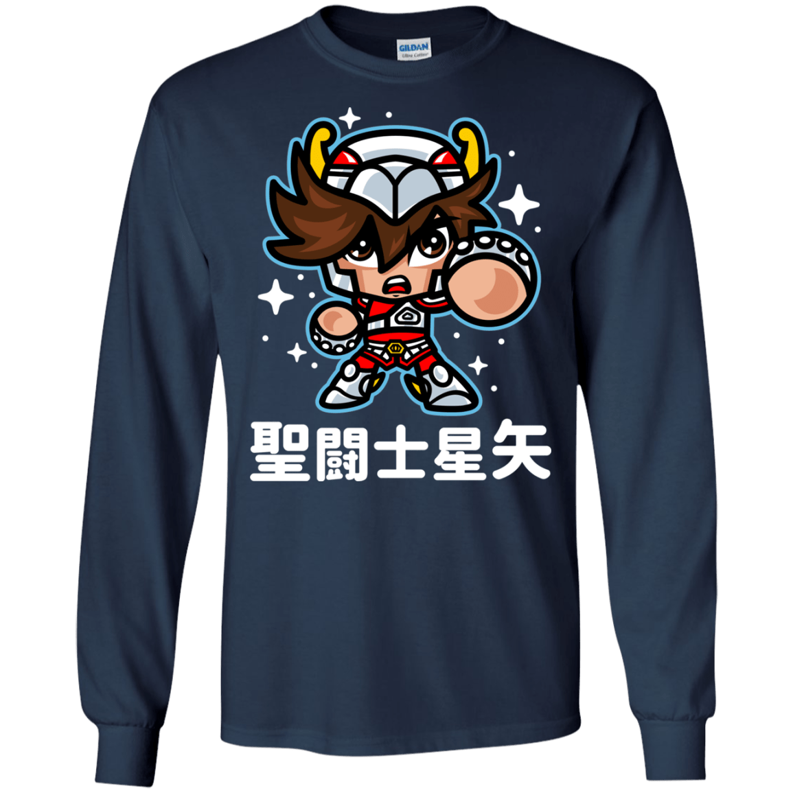 T-Shirts Navy / S ChibiPegasus Men's Long Sleeve T-Shirt