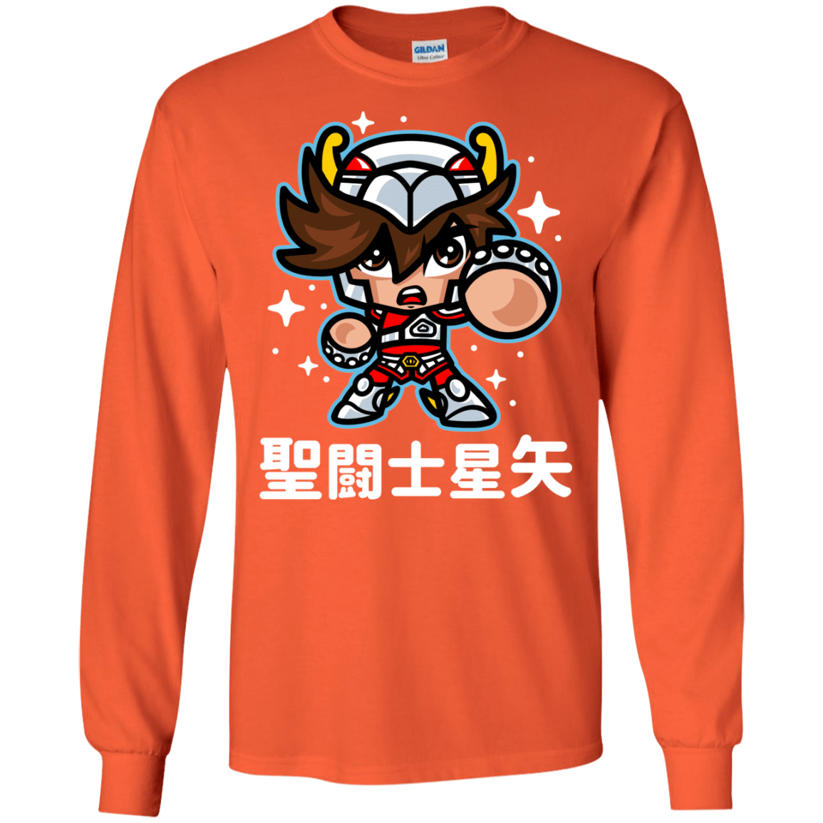 T-Shirts Orange / S ChibiPegasus Men's Long Sleeve T-Shirt