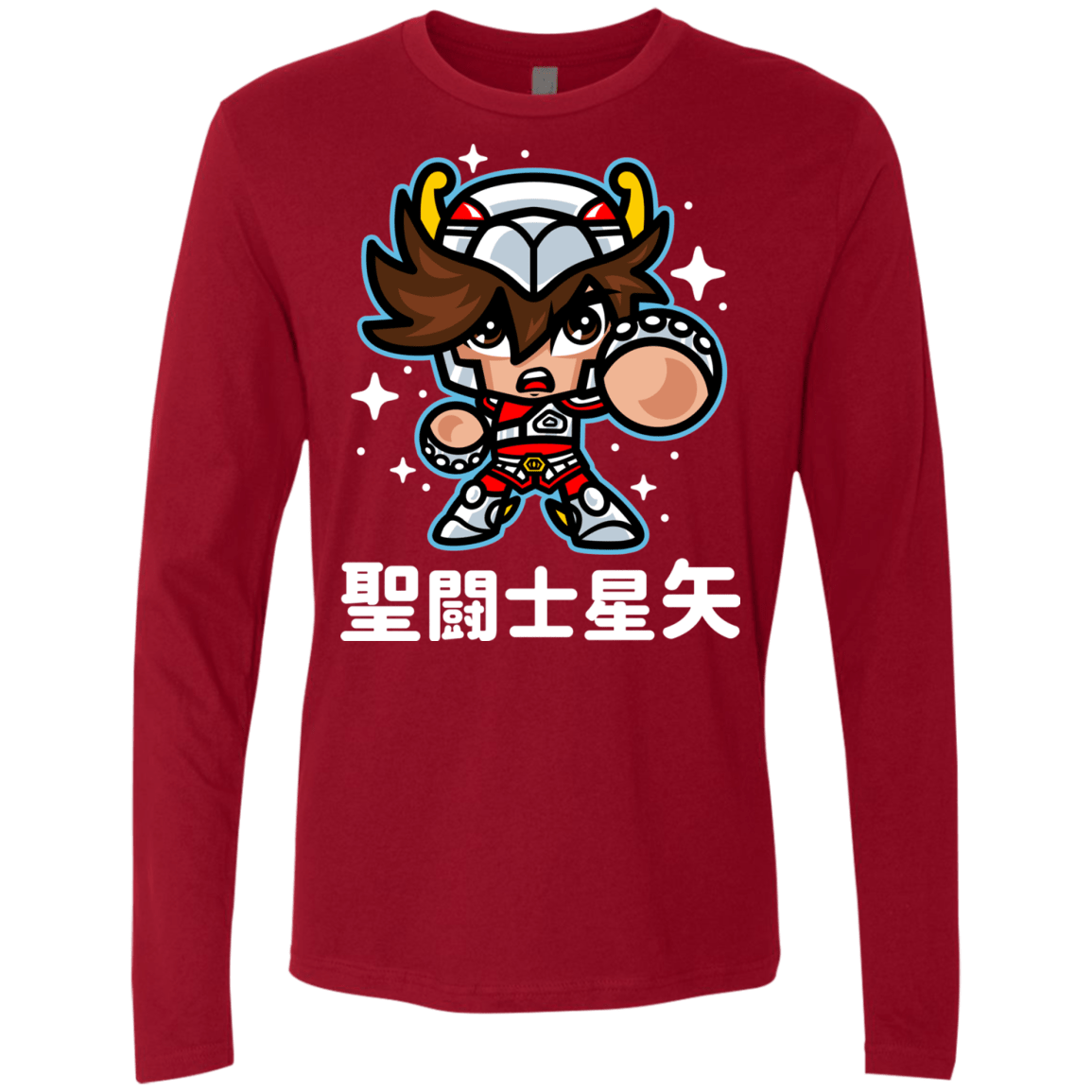 T-Shirts Cardinal / S ChibiPegasus Men's Premium Long Sleeve