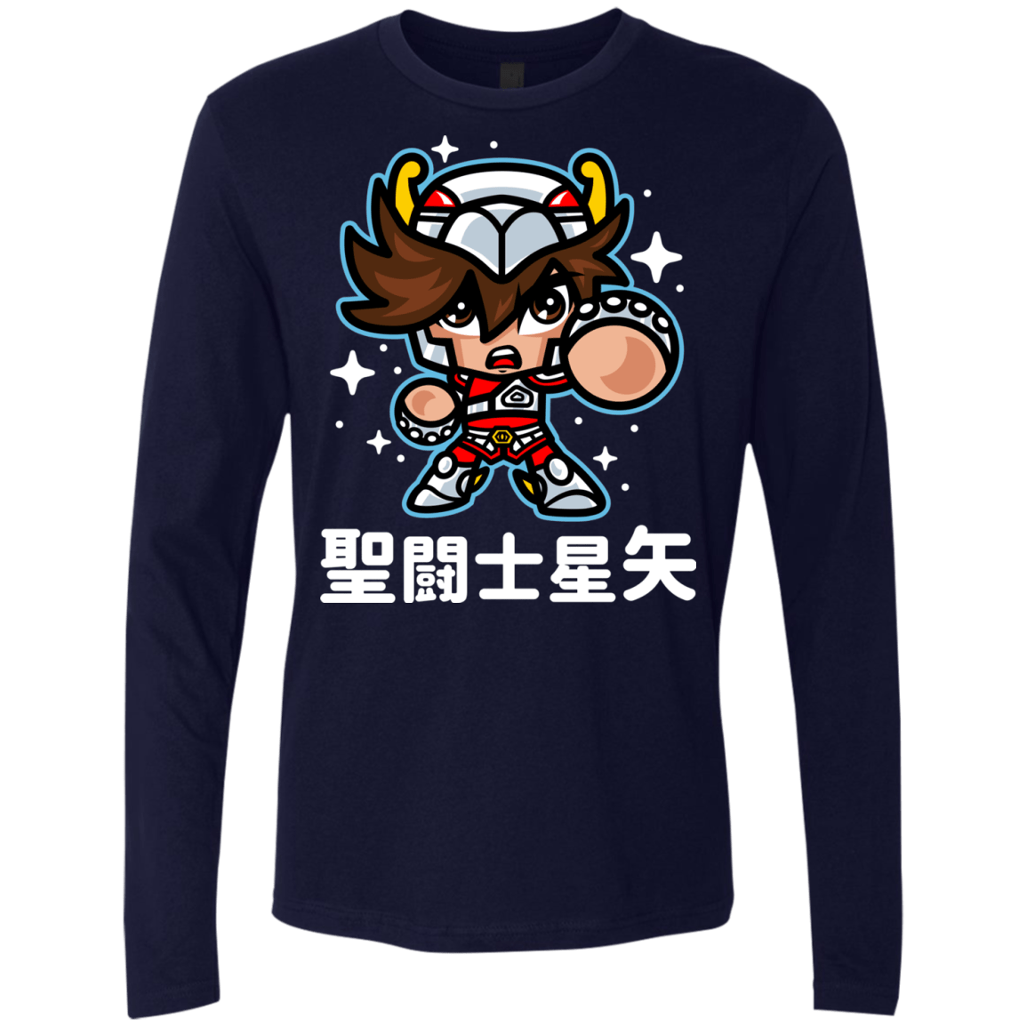 T-Shirts Midnight Navy / S ChibiPegasus Men's Premium Long Sleeve
