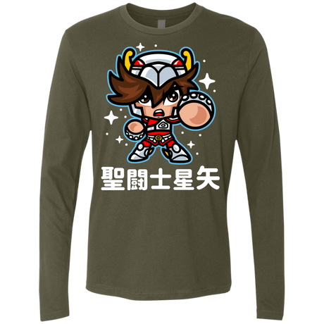 T-Shirts Military Green / S ChibiPegasus Men's Premium Long Sleeve