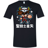 T-Shirts Black / X-Small ChibiPegasus Men's Semi-Fitted Softstyle
