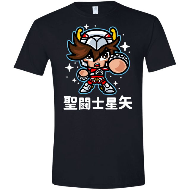 T-Shirts Black / X-Small ChibiPegasus Men's Semi-Fitted Softstyle