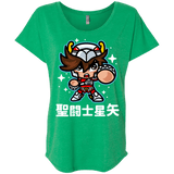 T-Shirts Envy / X-Small ChibiPegasus Triblend Dolman Sleeve