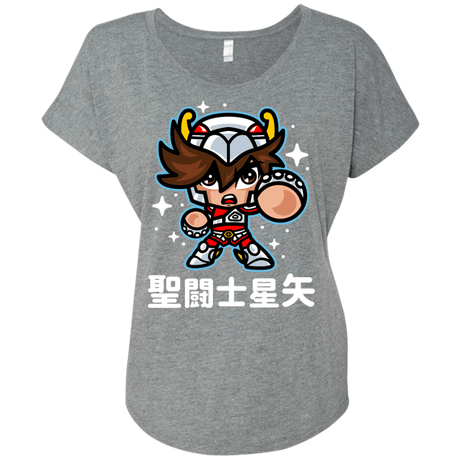 T-Shirts Premium Heather / X-Small ChibiPegasus Triblend Dolman Sleeve