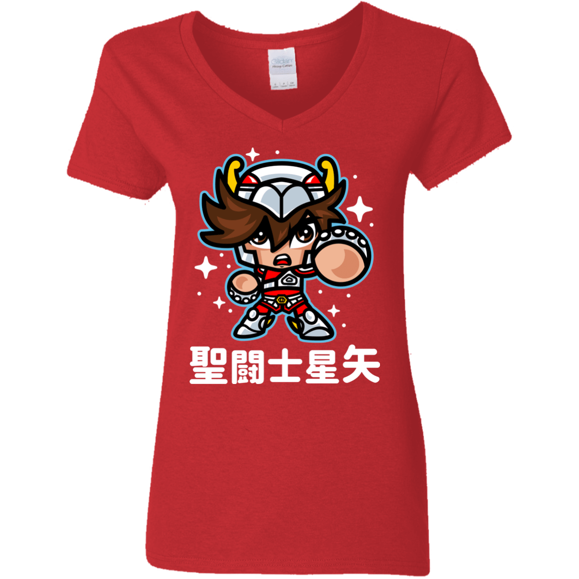 T-Shirts Red / S ChibiPegasus Women's V-Neck T-Shirt