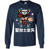 T-Shirts Navy / YS ChibiPegasus Youth Long Sleeve T-Shirt