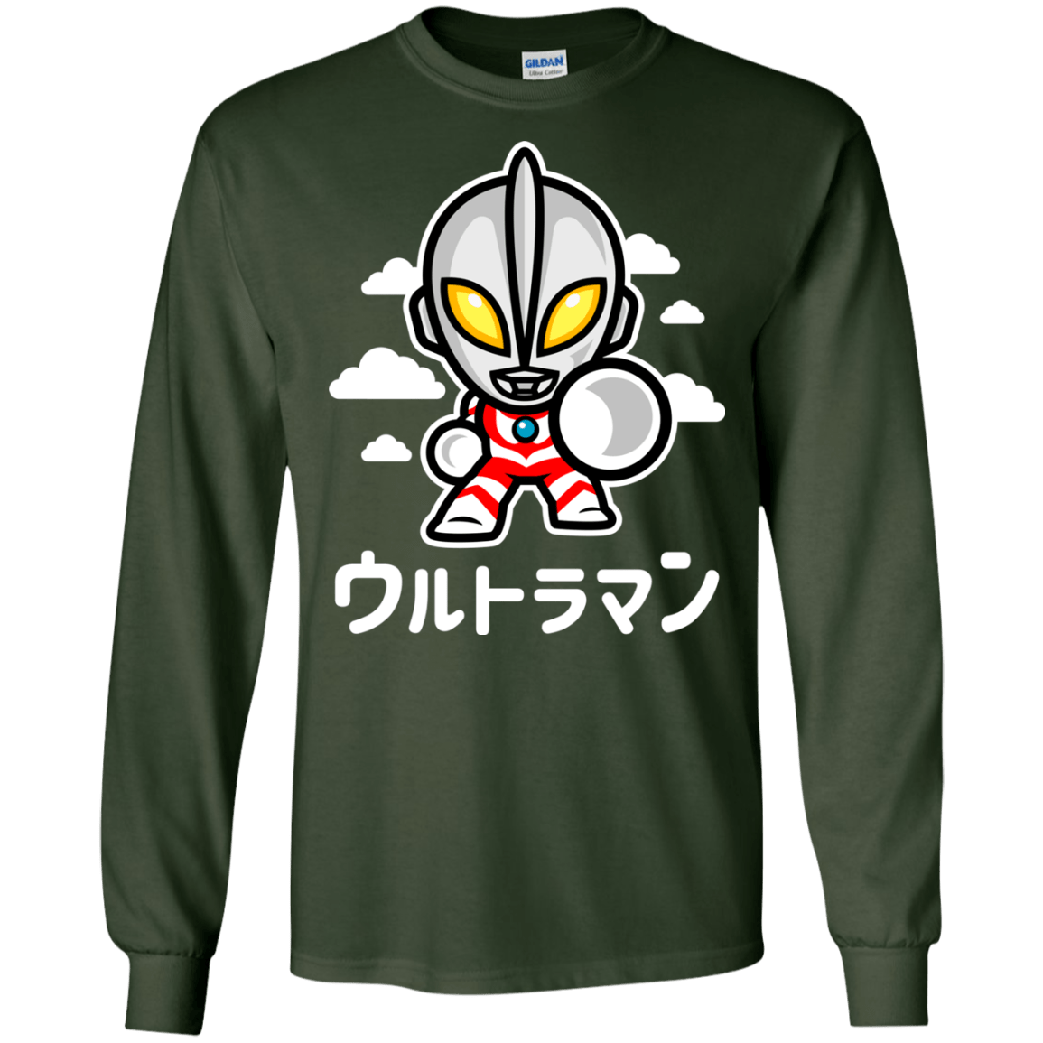 T-Shirts Forest Green / S ChibiUltra Men's Long Sleeve T-Shirt