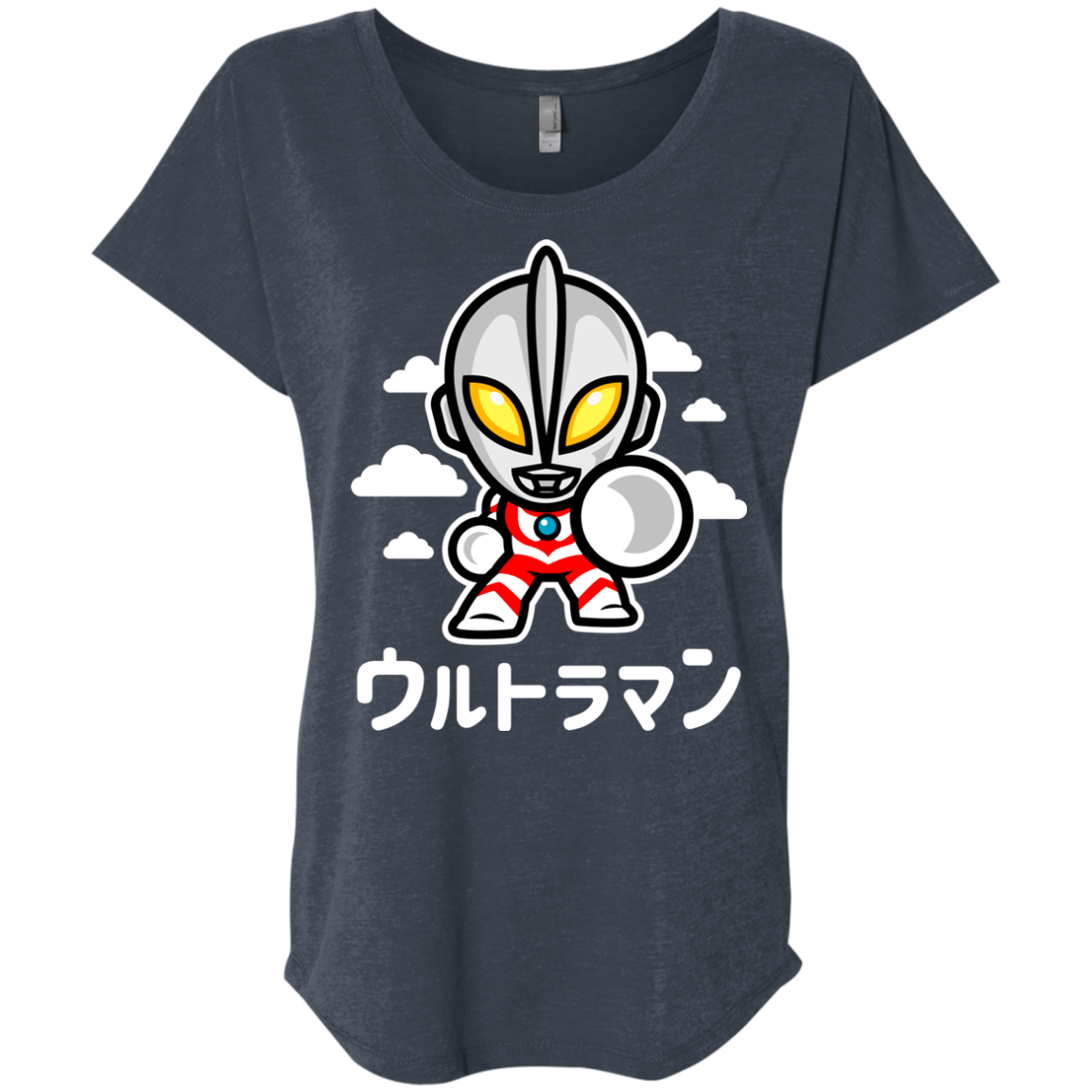 T-Shirts Vintage Navy / X-Small ChibiUltra Triblend Dolman Sleeve