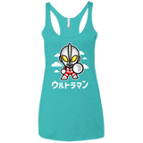 T-Shirts Tahiti Blue / X-Small ChibiUltra Women's Triblend Racerback Tank