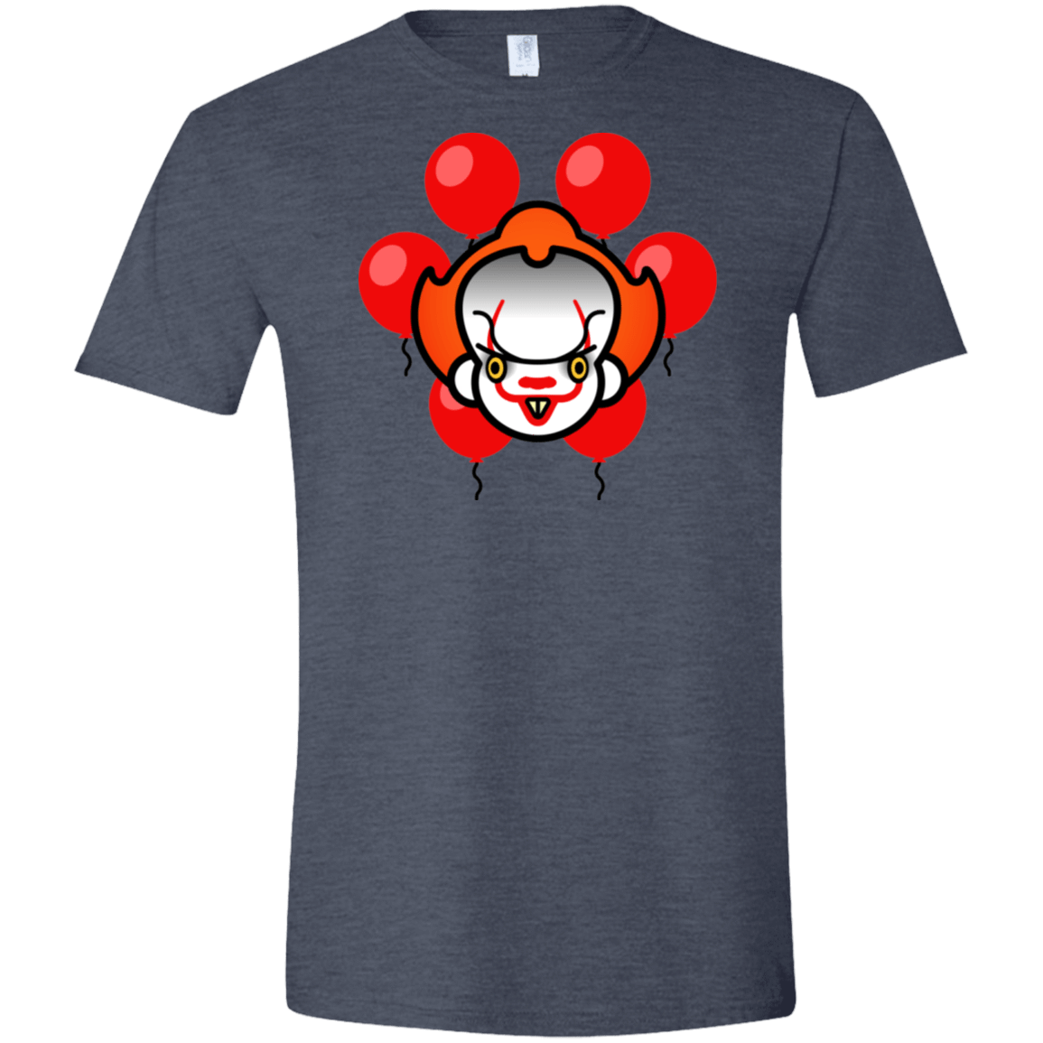 T-Shirts Heather Navy / S Chibiwise Men's Semi-Fitted Softstyle