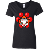 T-Shirts Black / S Chibiwise Women's V-Neck T-Shirt