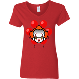 T-Shirts Red / S Chibiwise Women's V-Neck T-Shirt