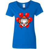 T-Shirts Royal / S Chibiwise Women's V-Neck T-Shirt