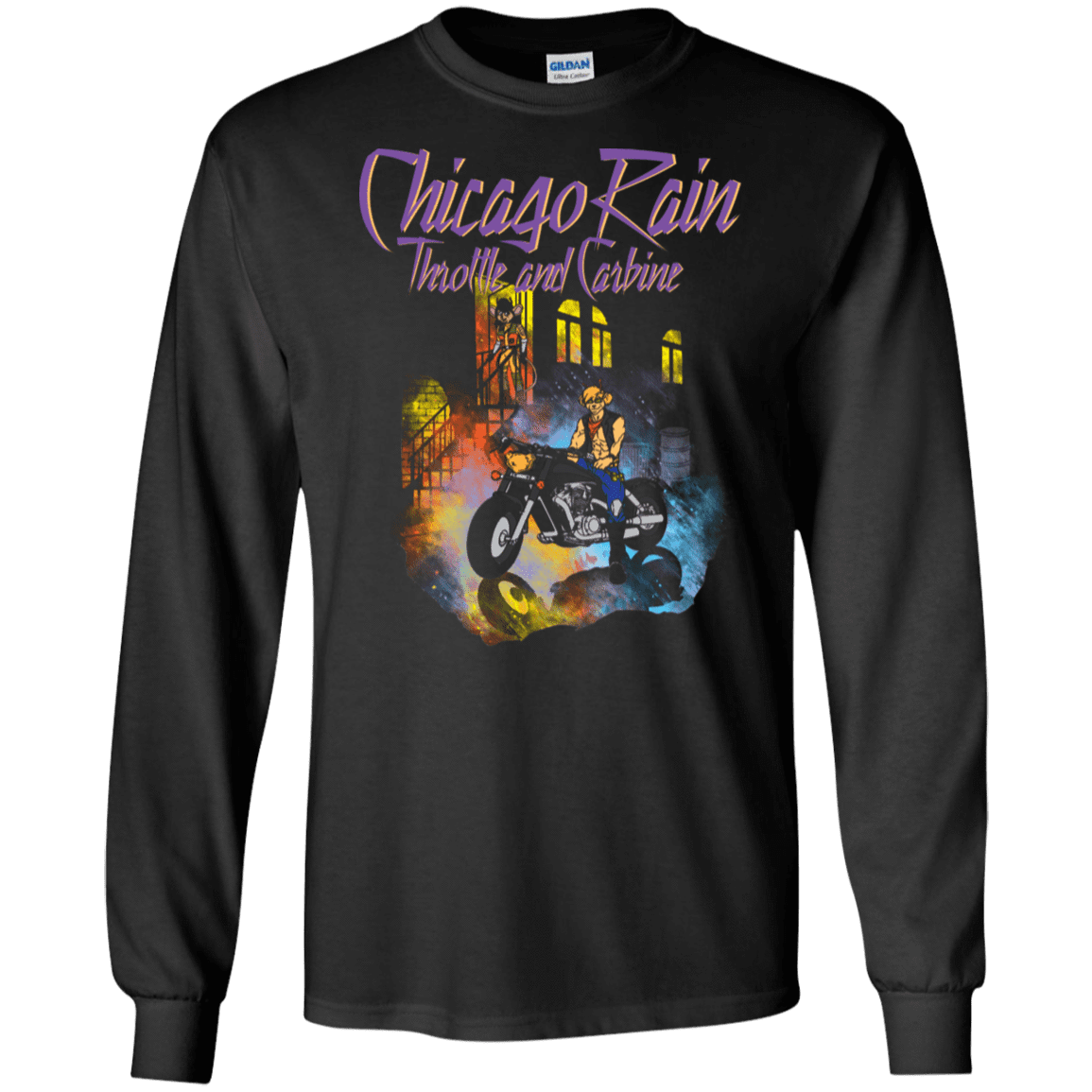 T-Shirts Black / S Chicago Rain Men's Long Sleeve T-Shirt