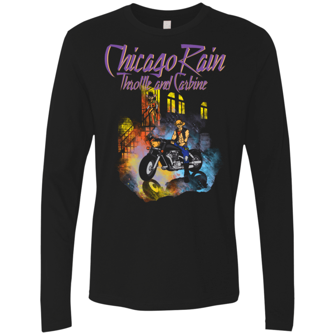 T-Shirts Black / S Chicago Rain Men's Premium Long Sleeve