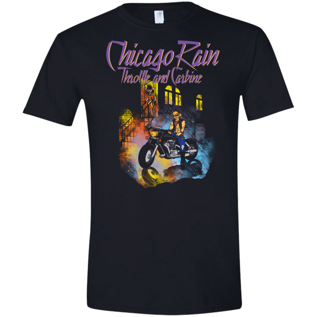 T-Shirts Black / X-Small Chicago Rain Men's Semi-Fitted Softstyle
