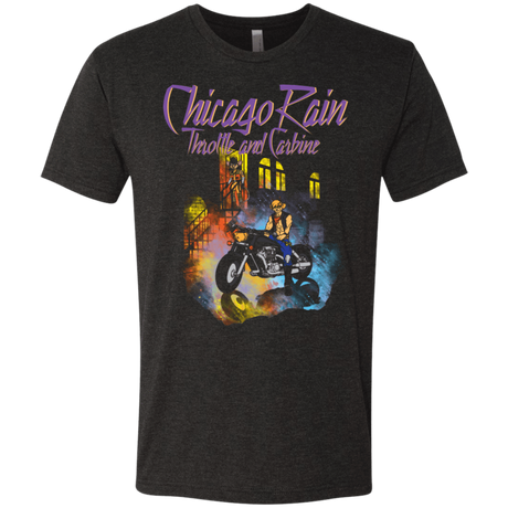 T-Shirts Vintage Black / S Chicago Rain Men's Triblend T-Shirt