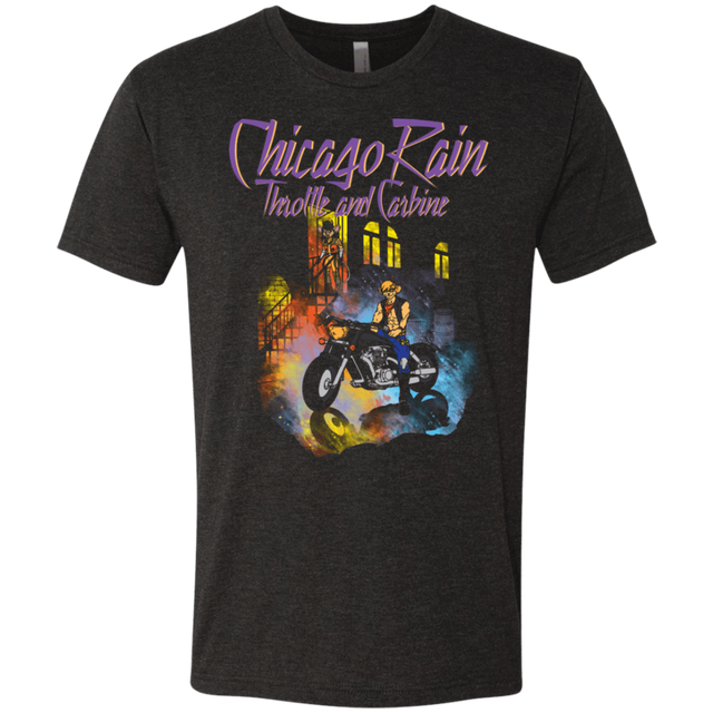 T-Shirts Vintage Black / S Chicago Rain Men's Triblend T-Shirt