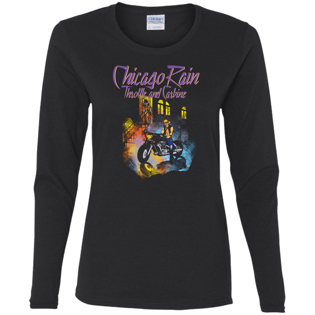 T-Shirts Black / S Chicago Rain Women's Long Sleeve T-Shirt