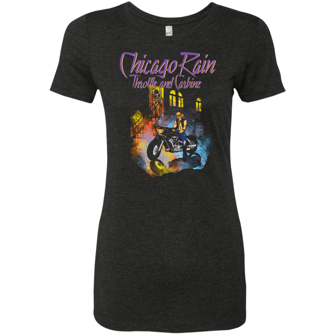 T-Shirts Vintage Black / S Chicago Rain Women's Triblend T-Shirt