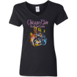 T-Shirts Black / S Chicago Rain Women's V-Neck T-Shirt