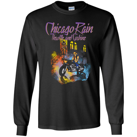 T-Shirts Black / YS Chicago Rain Youth Long Sleeve T-Shirt